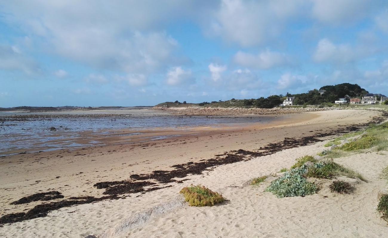 Photo de Plage de Goas Treiz avec sable beige de surface