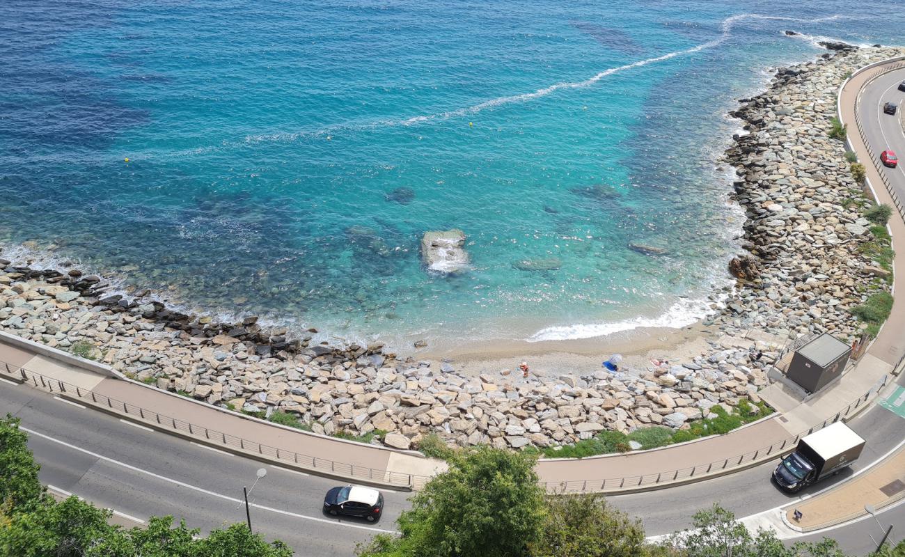 Photo de Ficaghjola Beach avec sable gris & galets de surface