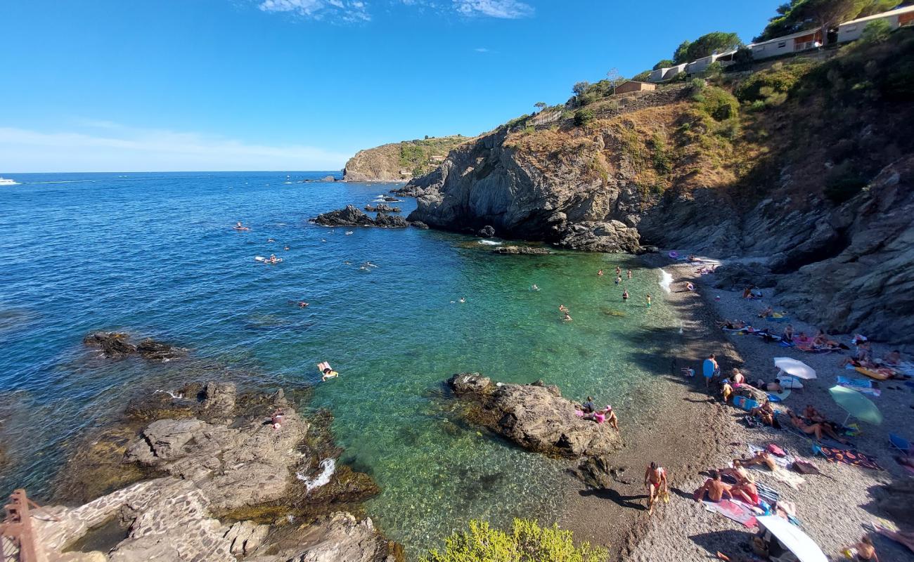 Photo de Les Criques de Porteils Beach avec caillou fin gris de surface