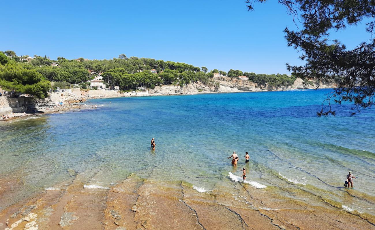 Photo de D'Arene Cros Beach avec terrain rocheux de surface