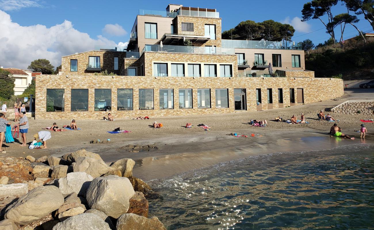 Photo de Gorguette Beach avec sable beige de surface