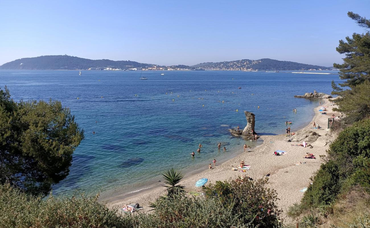 Photo de La Mitre Beach avec caillou fin gris de surface