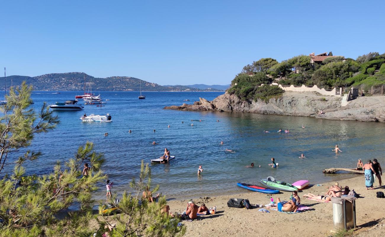 Photo de Calanque du Four a Chaux Beach avec sable beige de surface