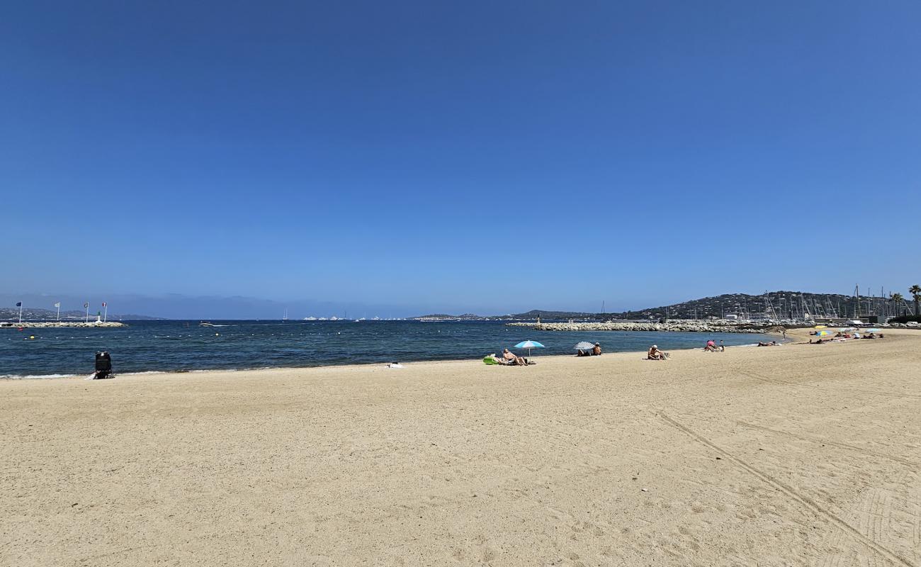 Photo de Port Grimaud Sud Beach avec sable beige de surface