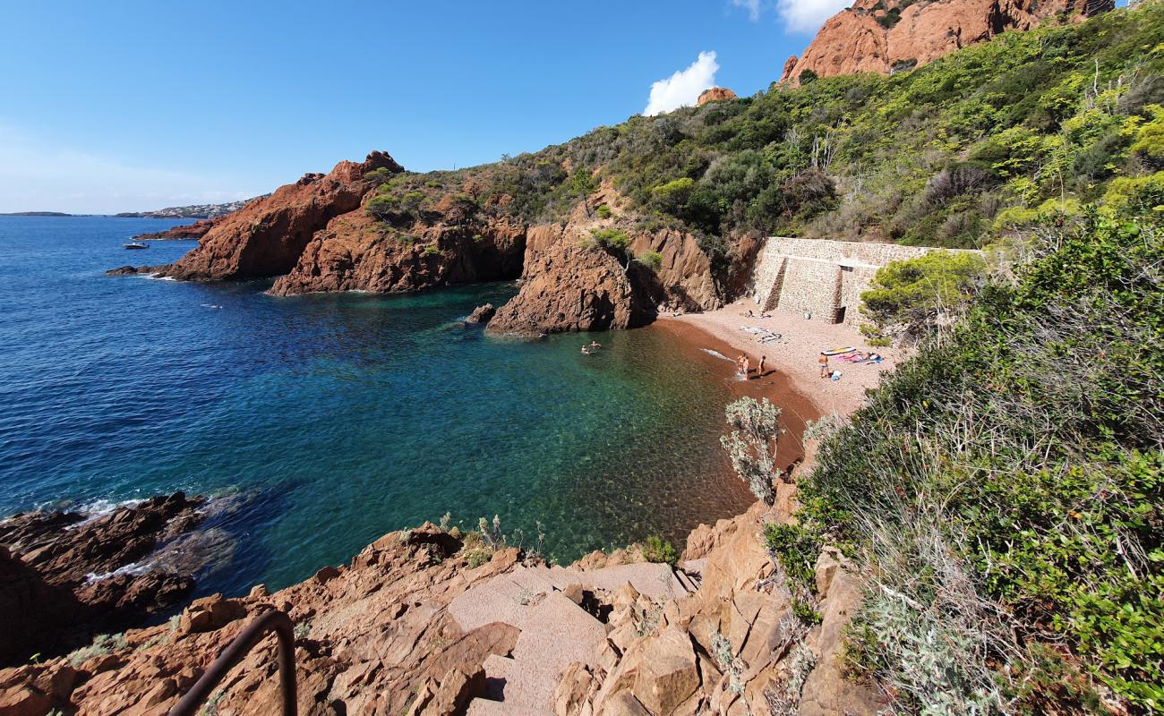 Photo de Calanque de Saint-Barthelemy Beach avec caillou gris de surface