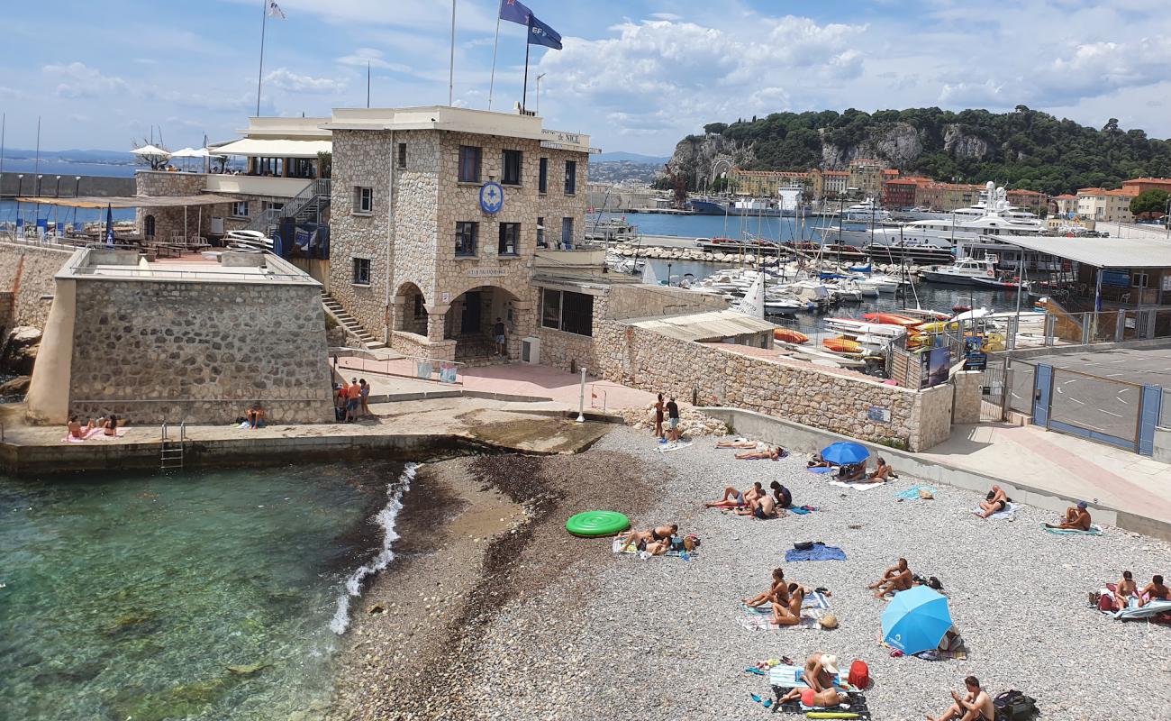 Photo de Bains Militaires Beach avec galets gris de surface