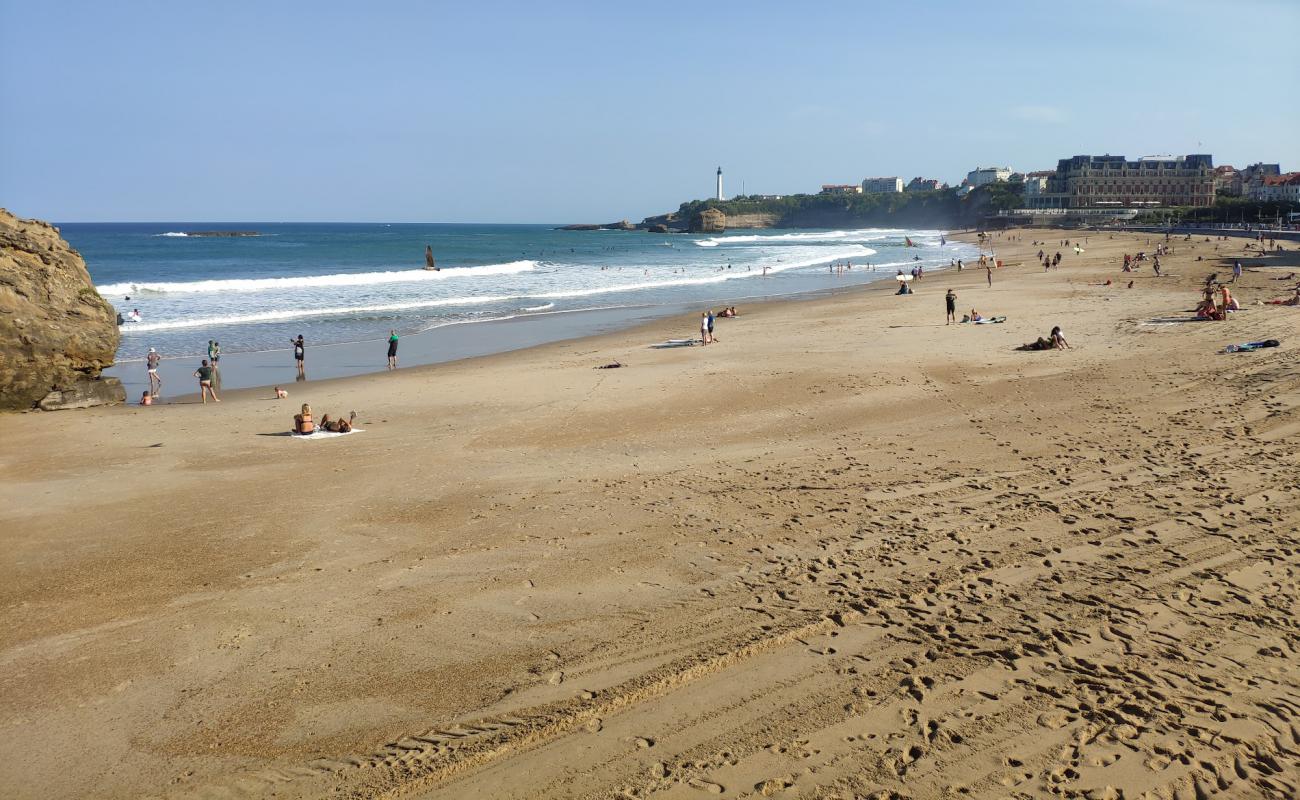 Photo de Miramar Beach avec sable lumineux de surface