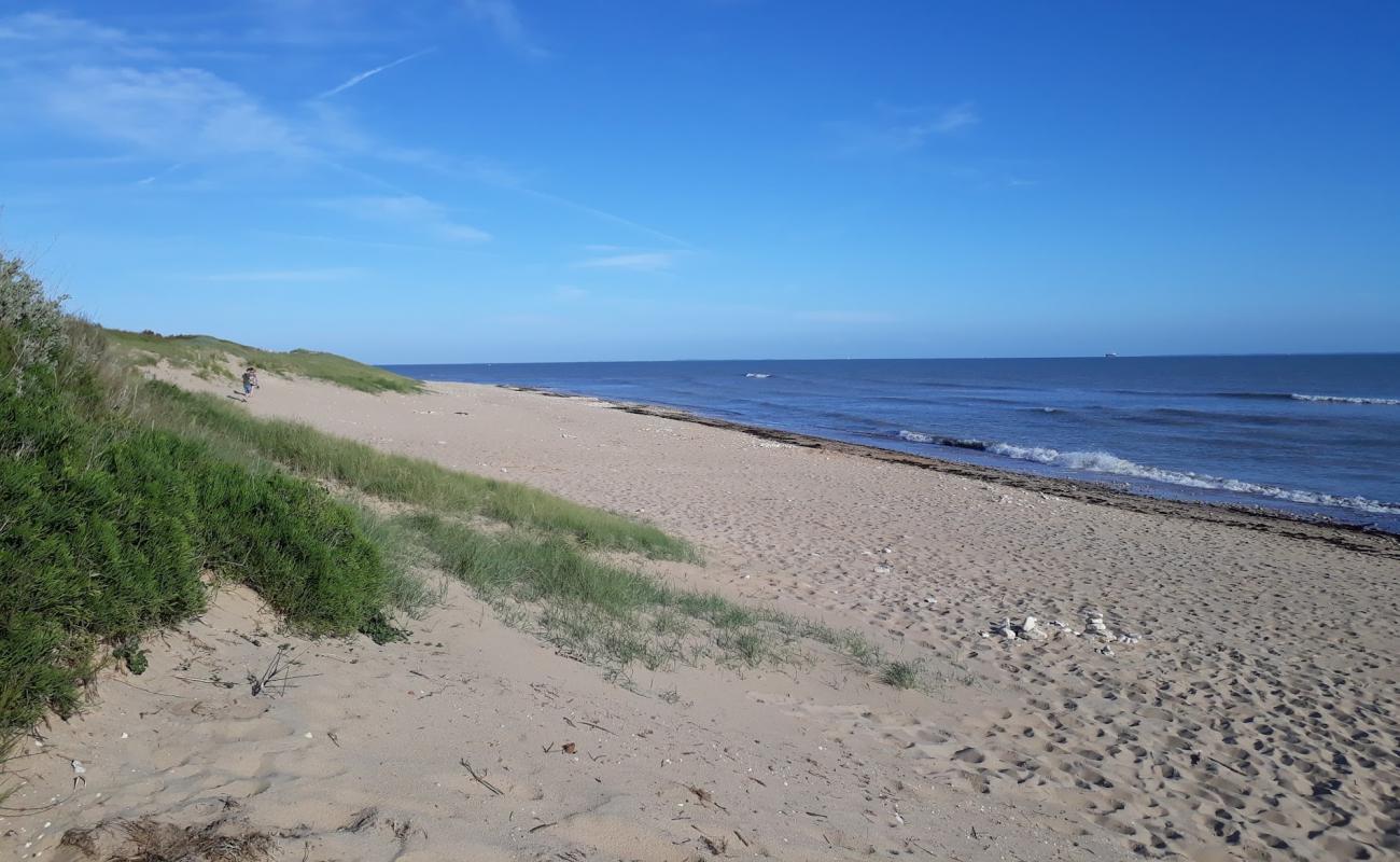 Photo de La Basse Benaie Beach avec sable beige de surface