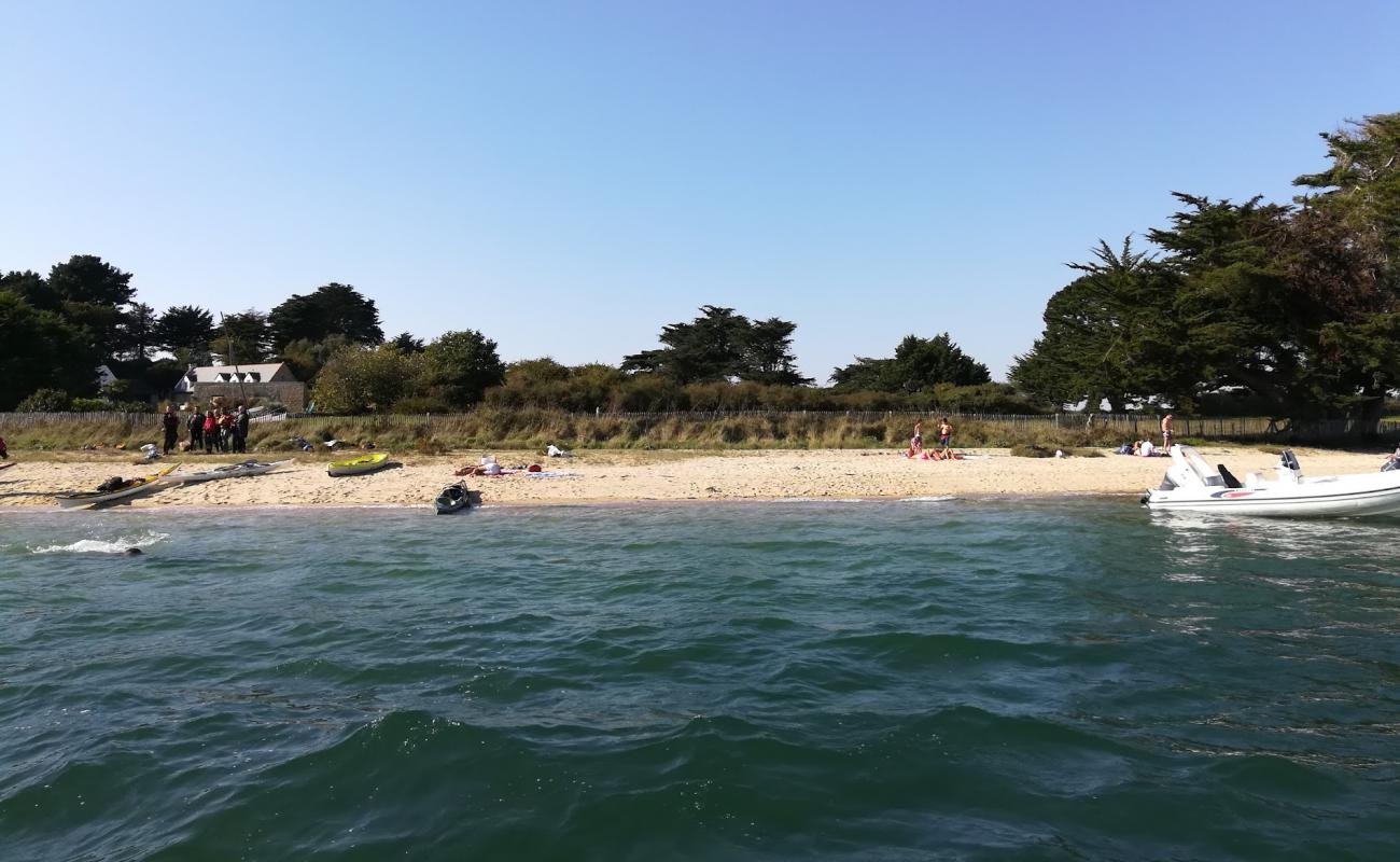 Photo de Govihan Beach avec sable beige de surface