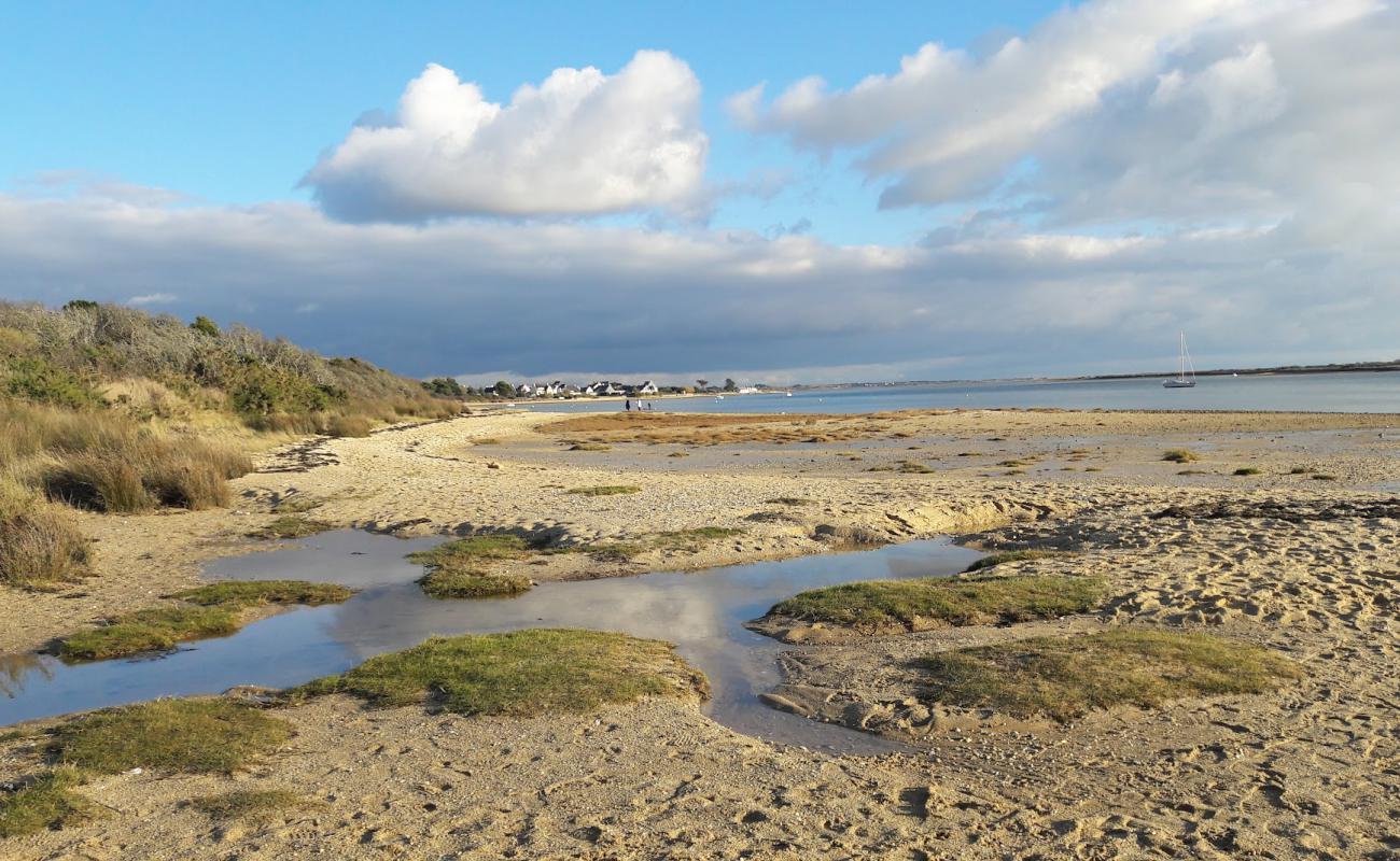 Photo de Riantec Beach avec sable beige de surface