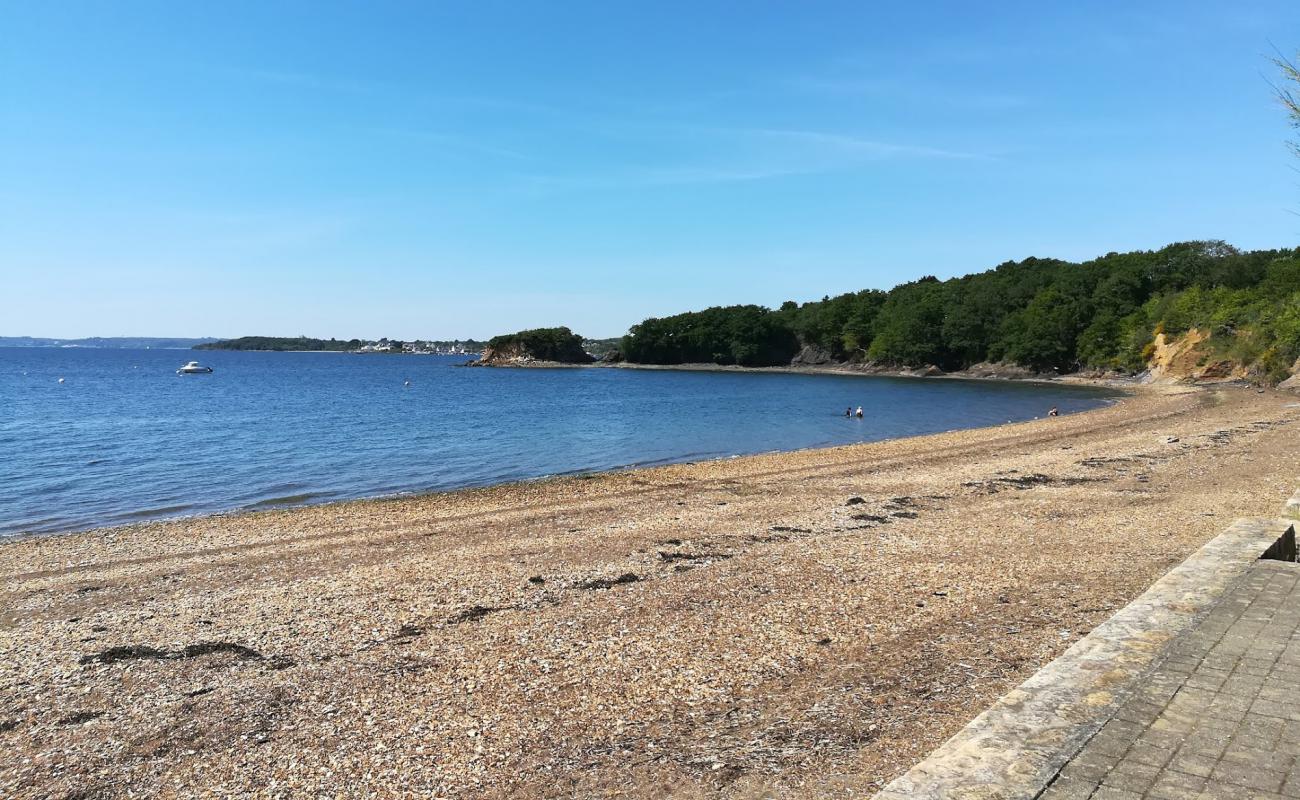 Photo de Porz Gwenn Beach avec sable gris & galets de surface