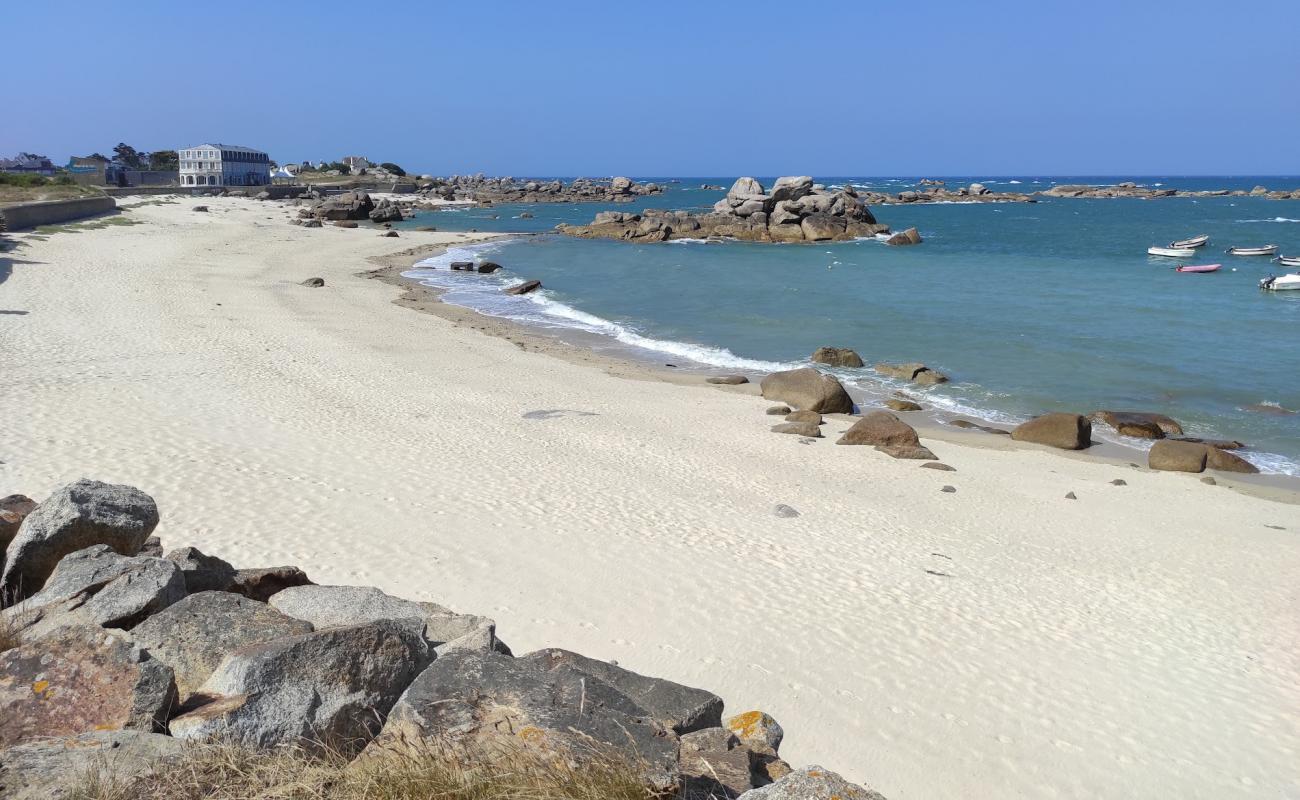 Photo de Chardons Bleus Beach avec sable beige de surface