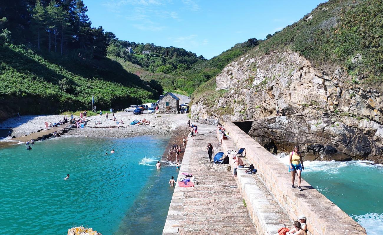 Photo de Port Moguer Beach avec caillou gris de surface