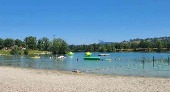 Romagnieu Lake Beach