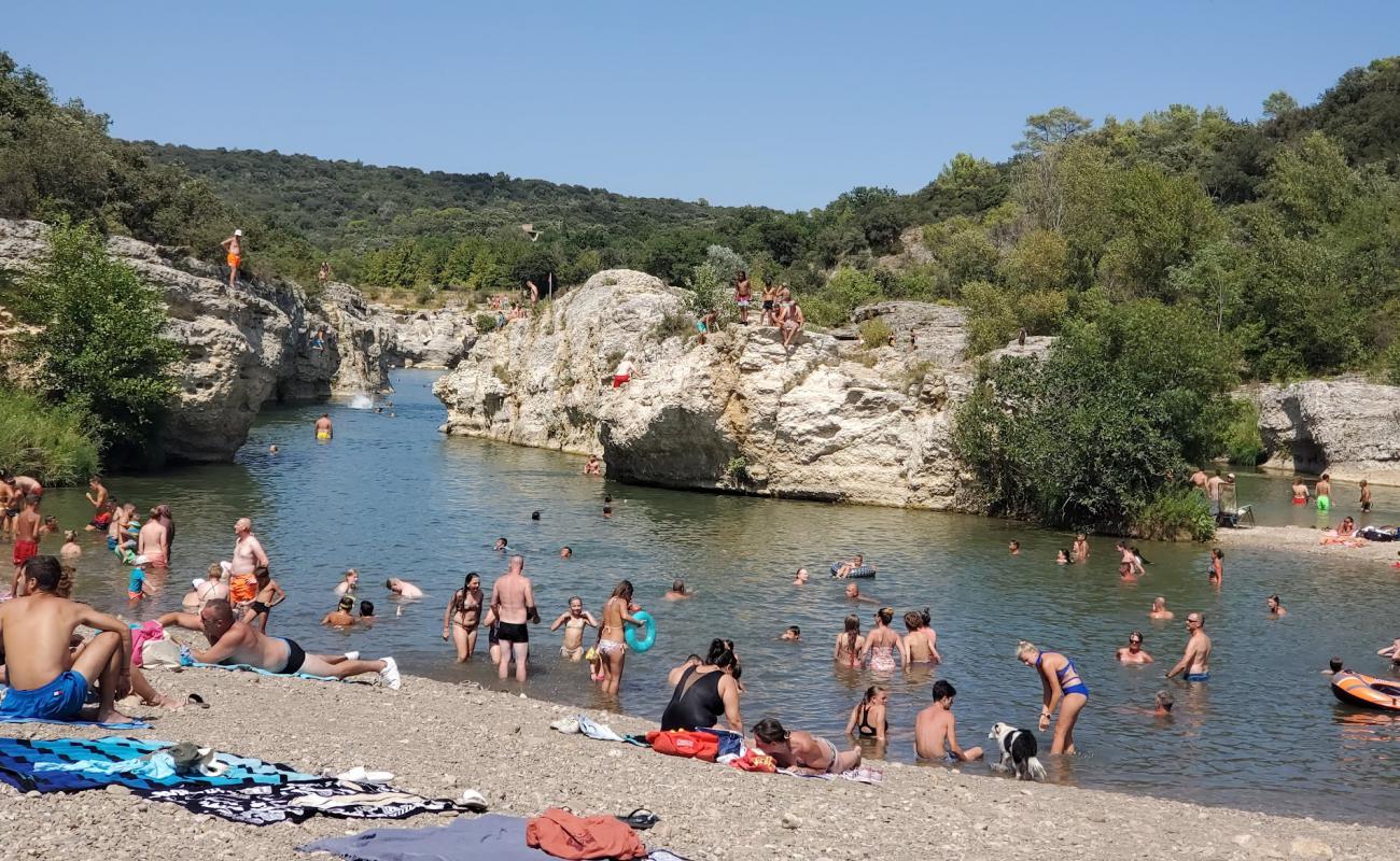 Photo de Cascades du Sautadet Beach avec roches de surface