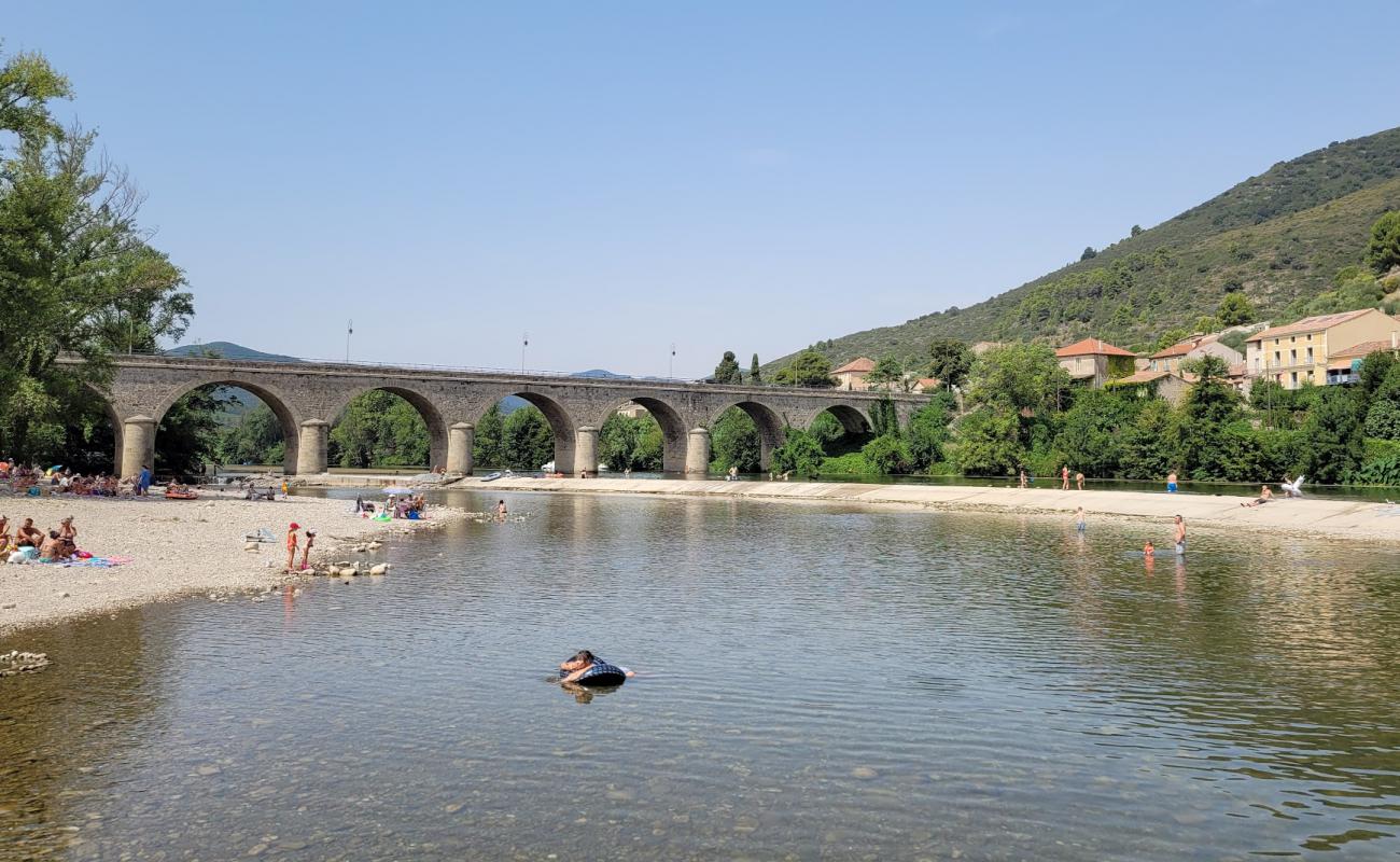 Photo de Roquebrun Beach avec roches de surface