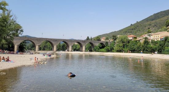 Roquebrun Beach