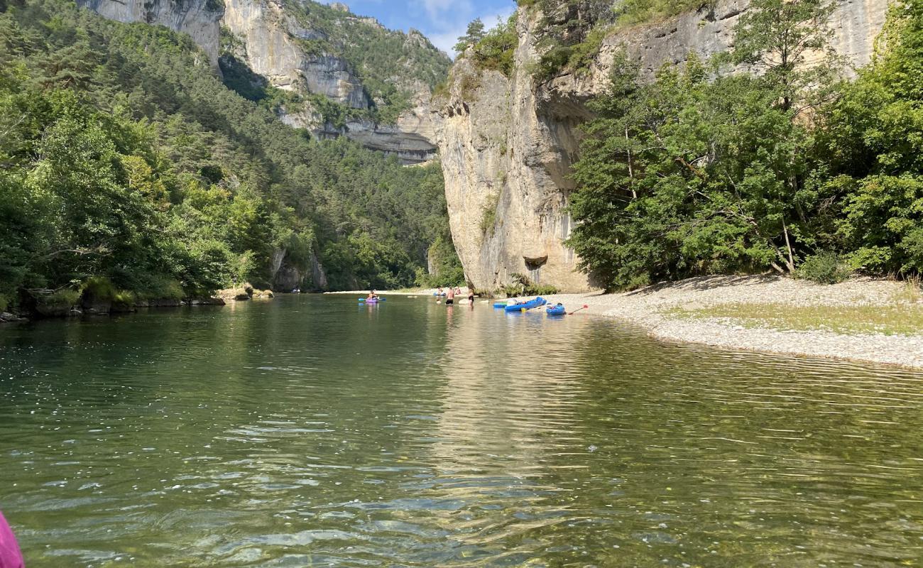 Photo de La Malene Beach avec roches de surface