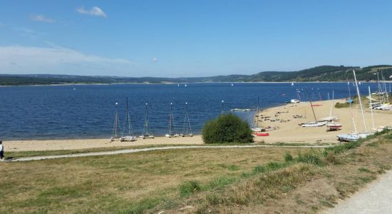 Naussac Lake Beach