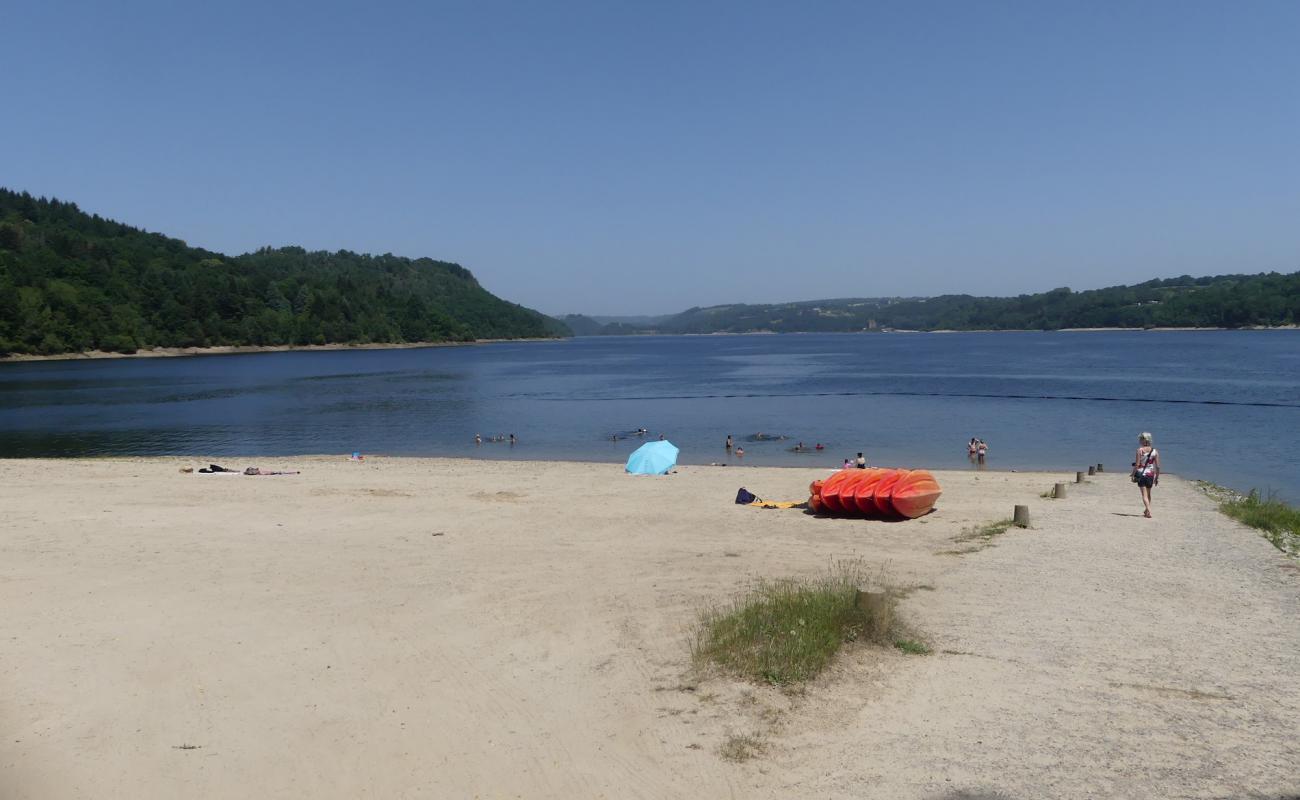Photo de Aubazines Beach avec sable beige de surface