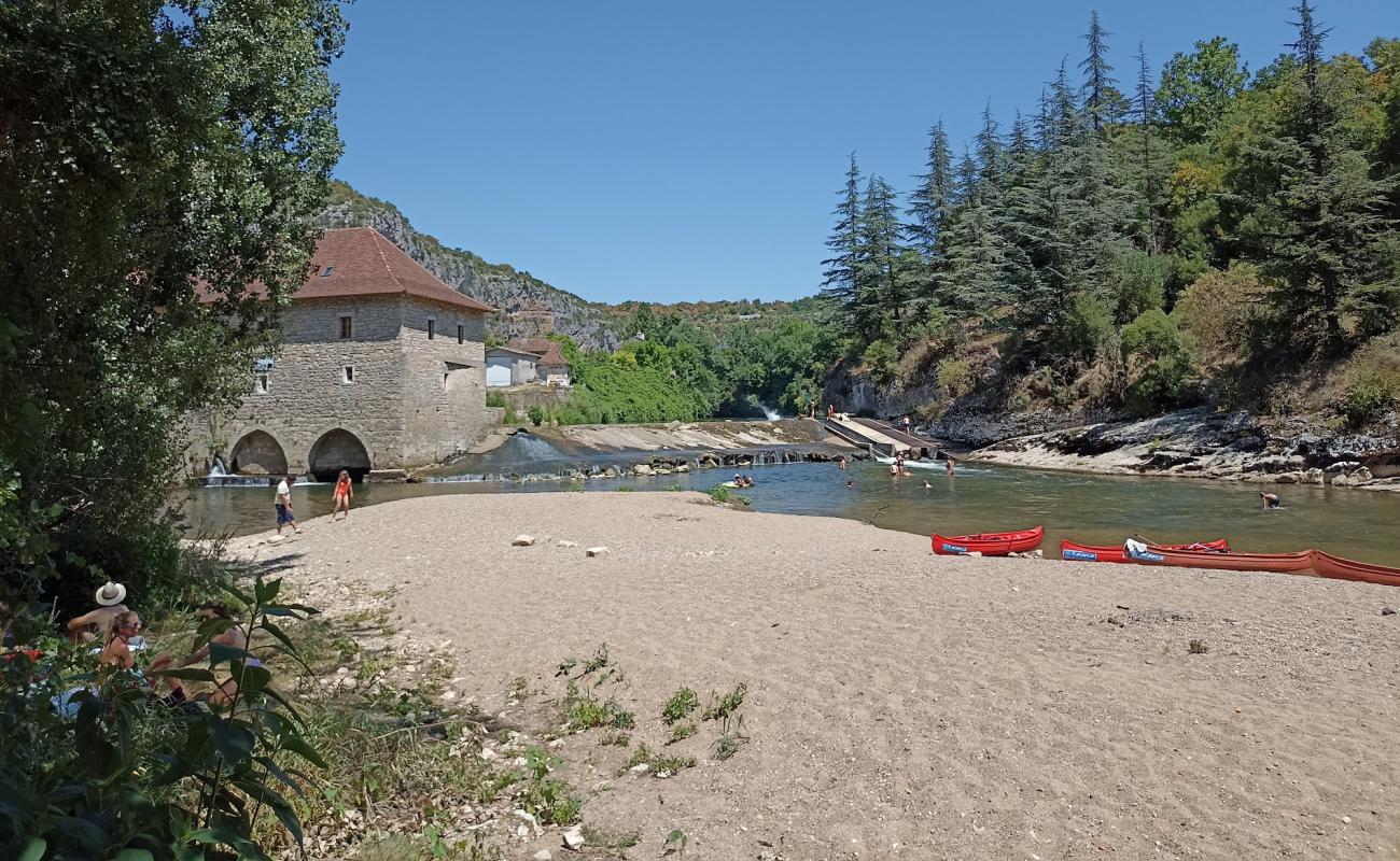 Photo de Cabrerets Beach avec caillou fin gris de surface