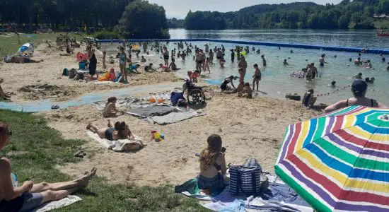 Montrejeau Lake Beach