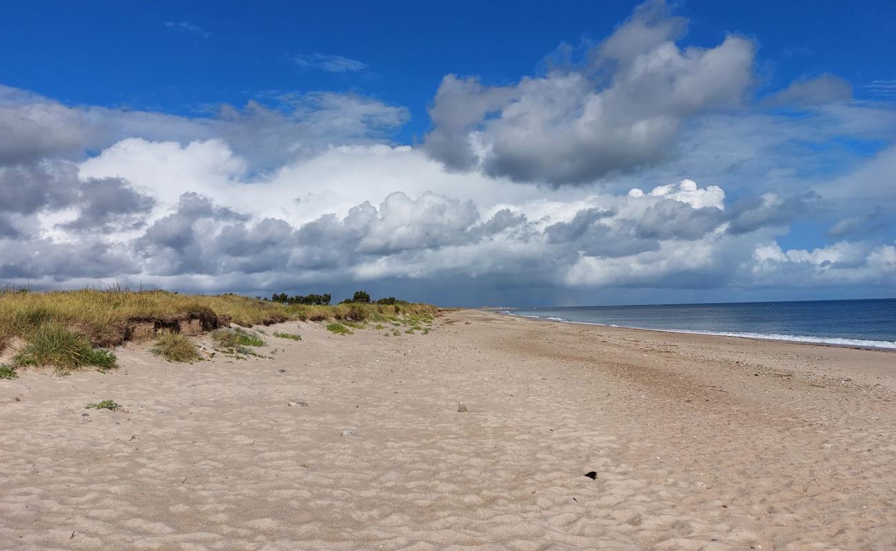 Photo de Gouberville Beach avec sable gris de surface