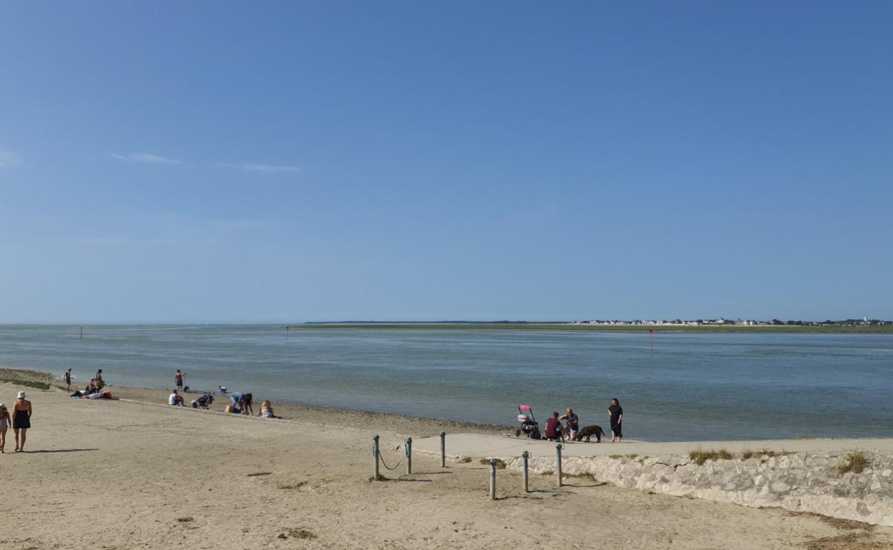 Photo de Saint-Valery-sur-Somme Beach avec sable lumineux de surface