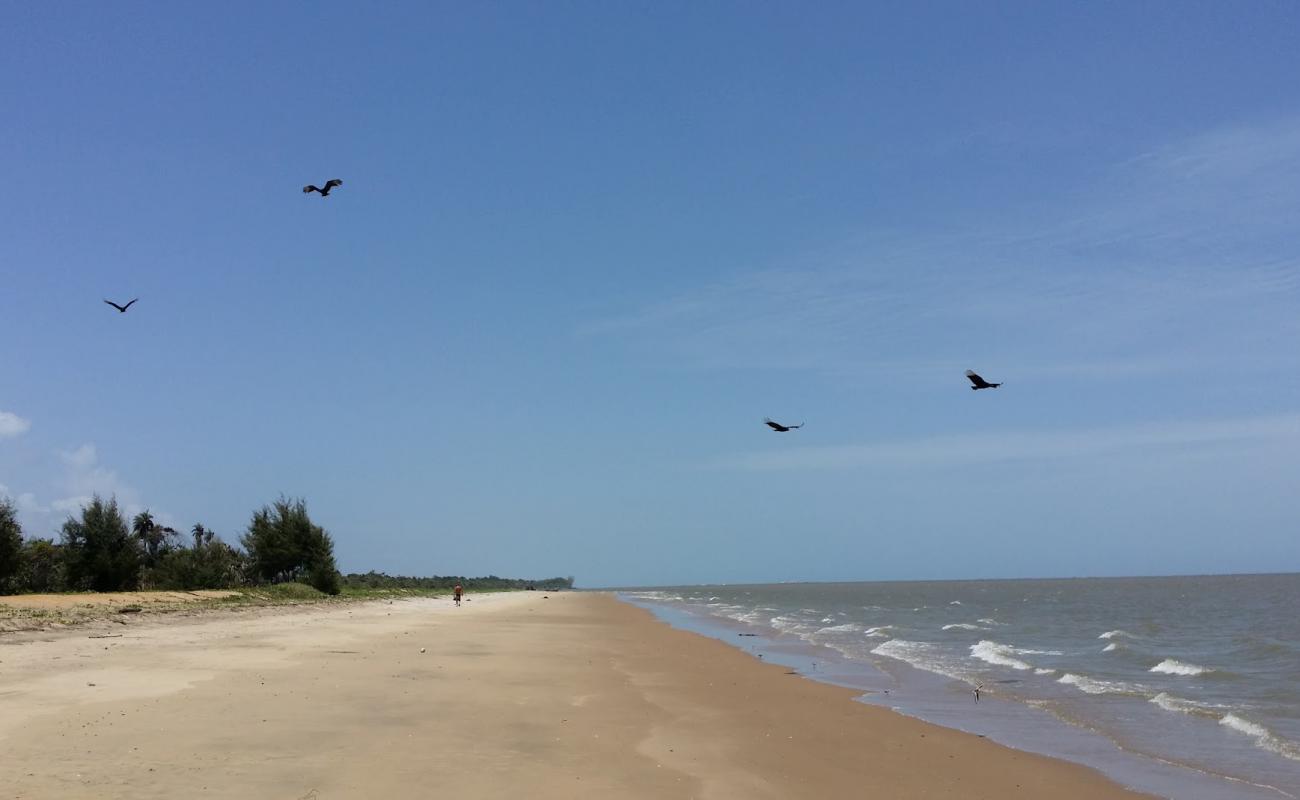 Photo de Plage De Kourou avec sable brun de surface