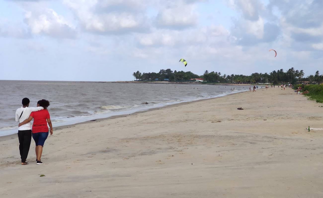 Photo de Plage de la Cocoteraie avec sable beige de surface