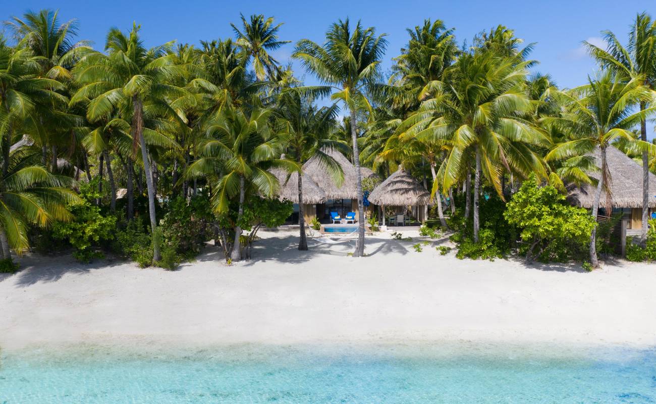 Photo de Plage de Sable Blanc avec sable fin blanc de surface