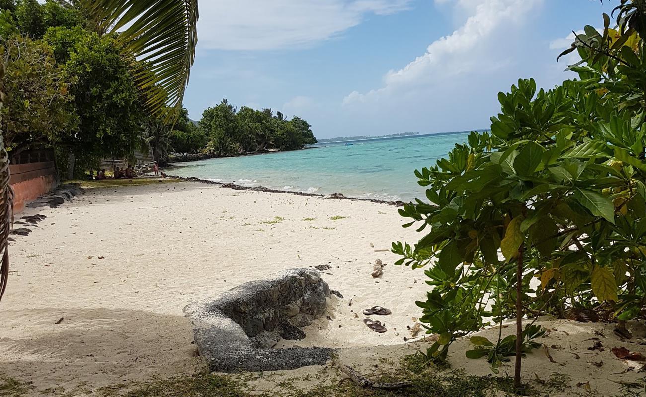 Photo de Farehau Beach avec sable lumineux de surface