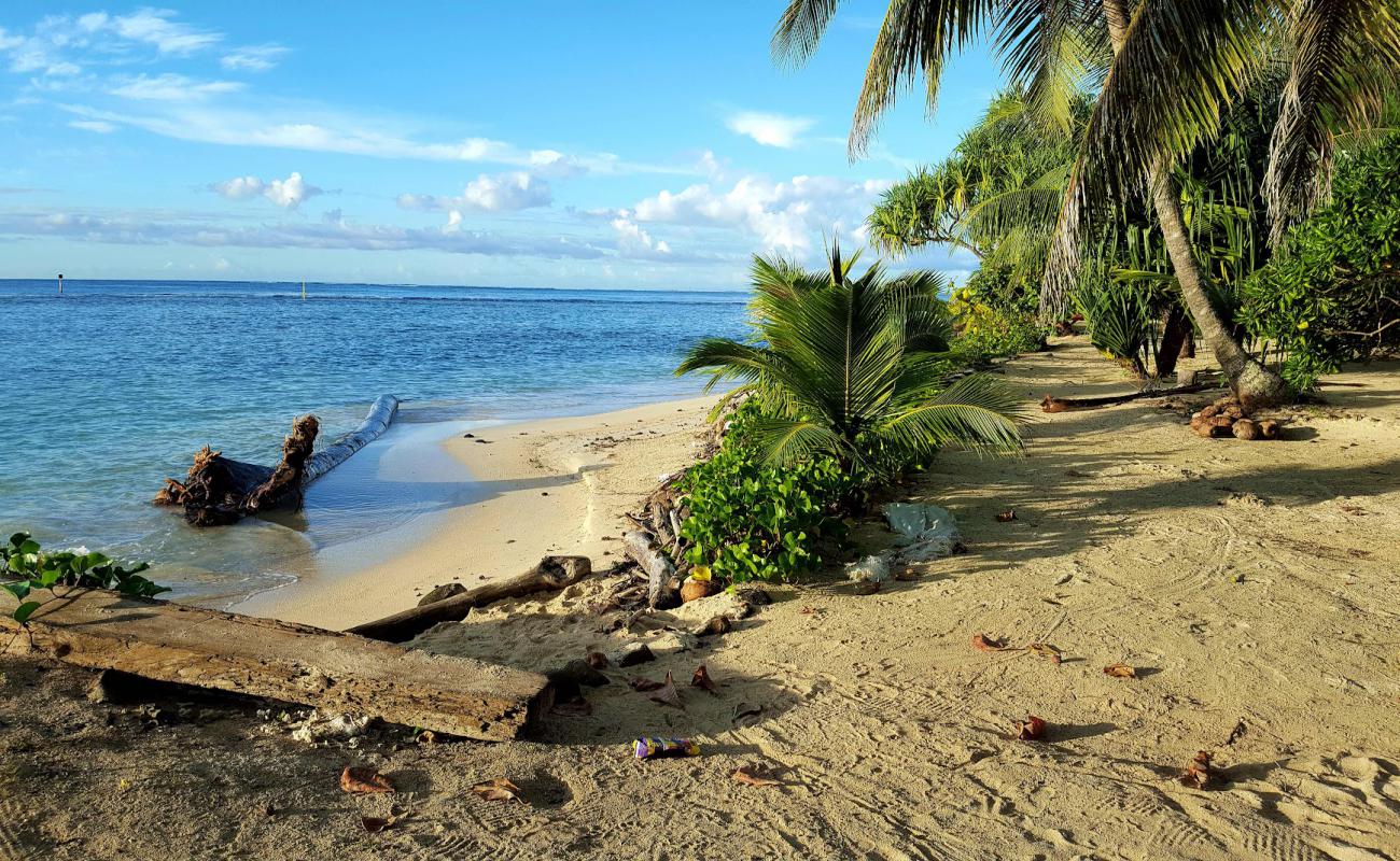 Photo de Te Ora Hau Hotel avec sable beige de surface
