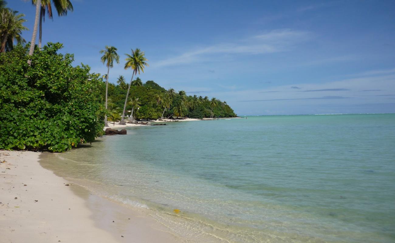 Photo de Terei'a Beach avec sable lumineux de surface