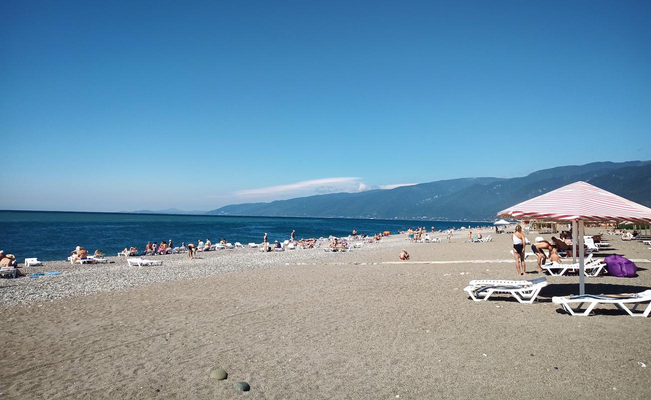 Photo de Alahadsi beach avec caillou clair de surface