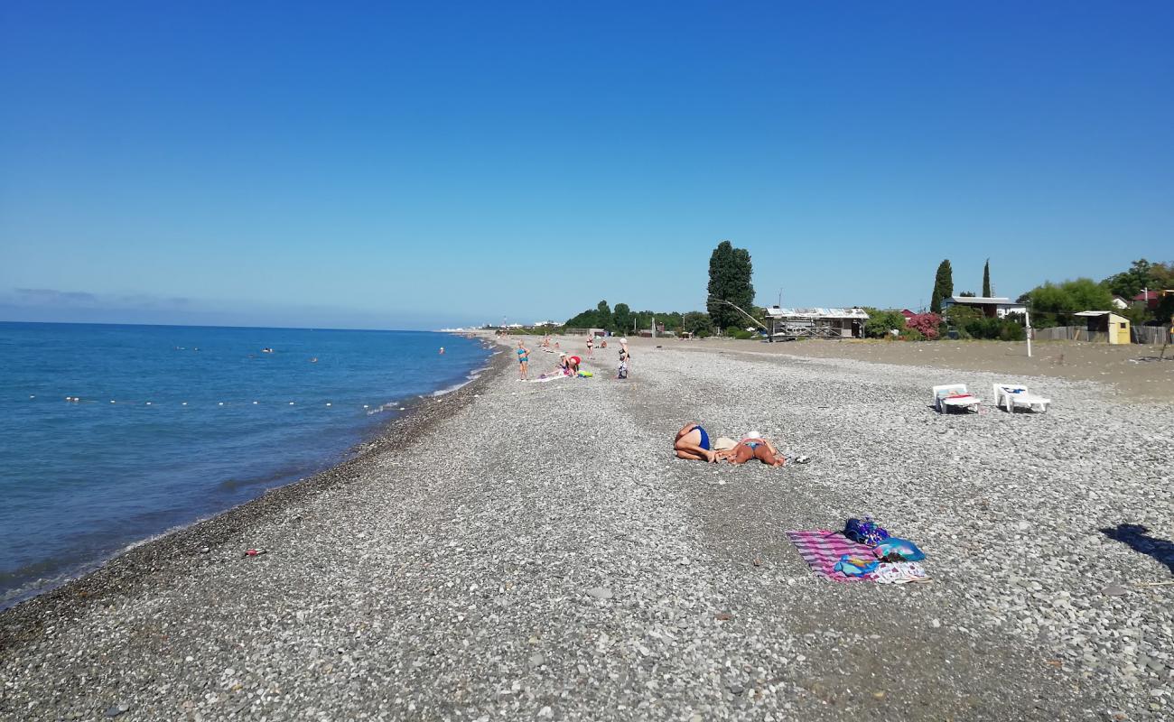 Photo de Leselidze beach avec caillou clair de surface