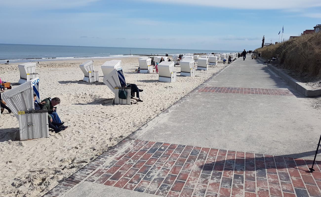 Photo de Hauptstrand Wangerooge avec sable beige de surface