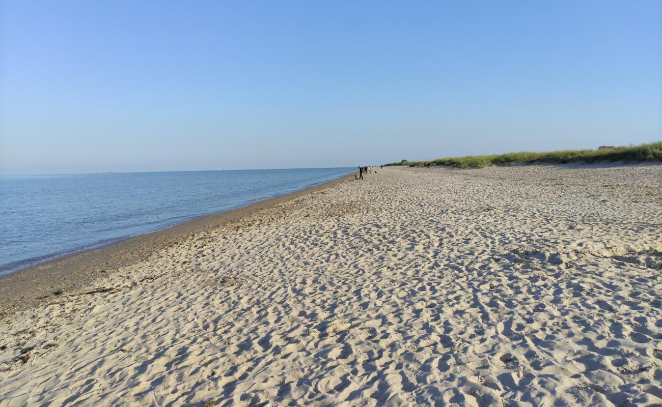 Photo de Plage de Schillig avec sable beige de surface