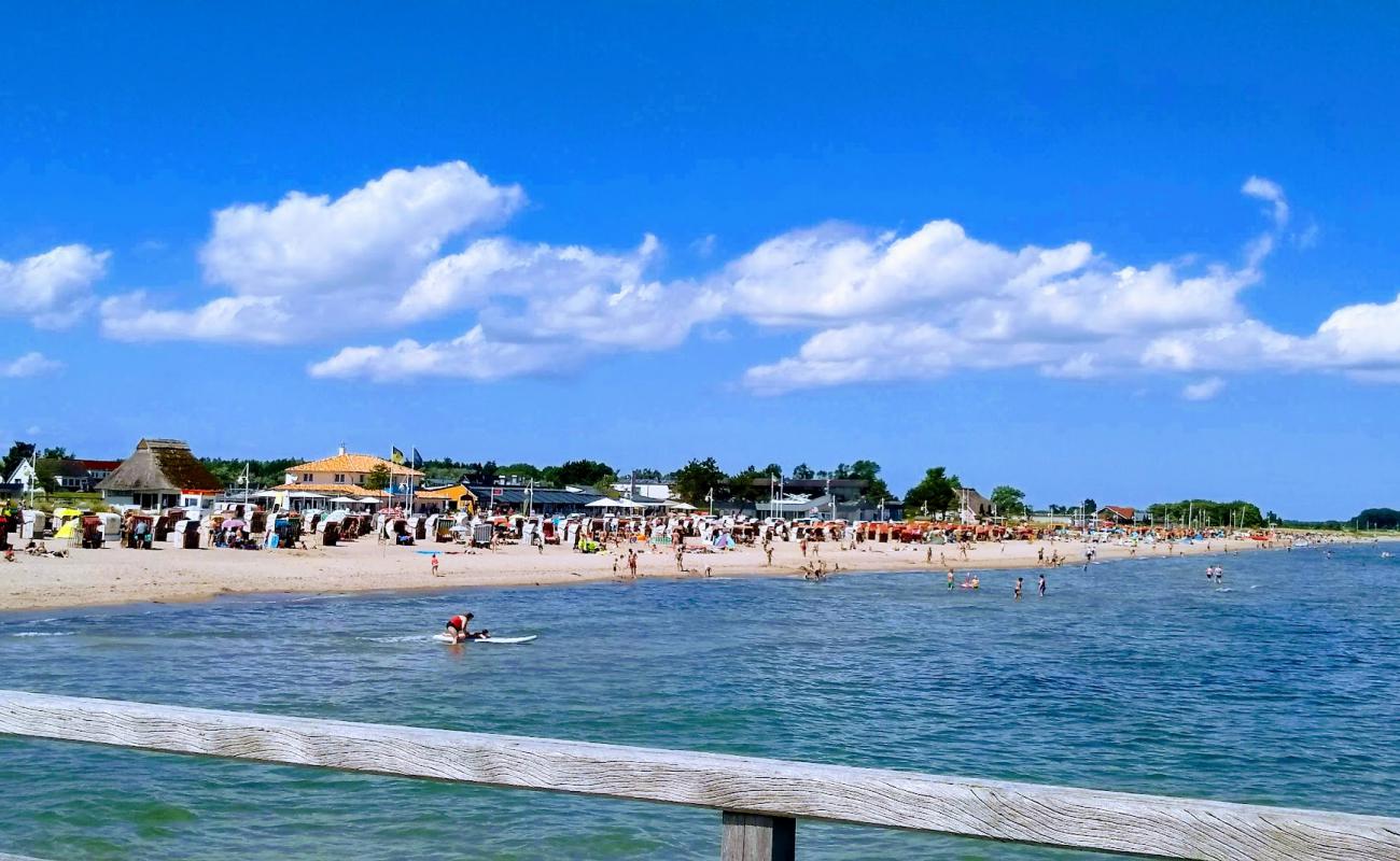 Photo de Plage de Dahme avec sable lumineux de surface