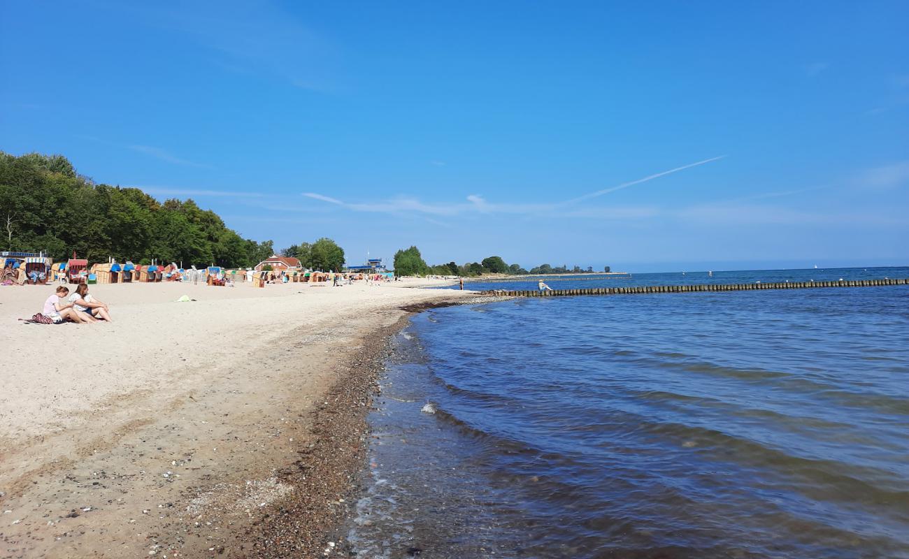 Photo de Kellenhusen strand avec sable lumineux de surface