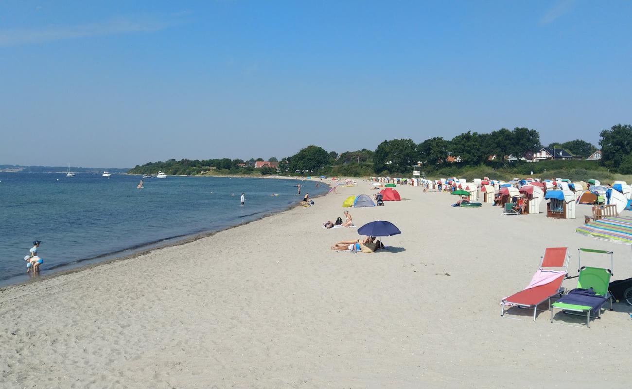 Photo de Pelzerhaken Strand avec sable beige de surface