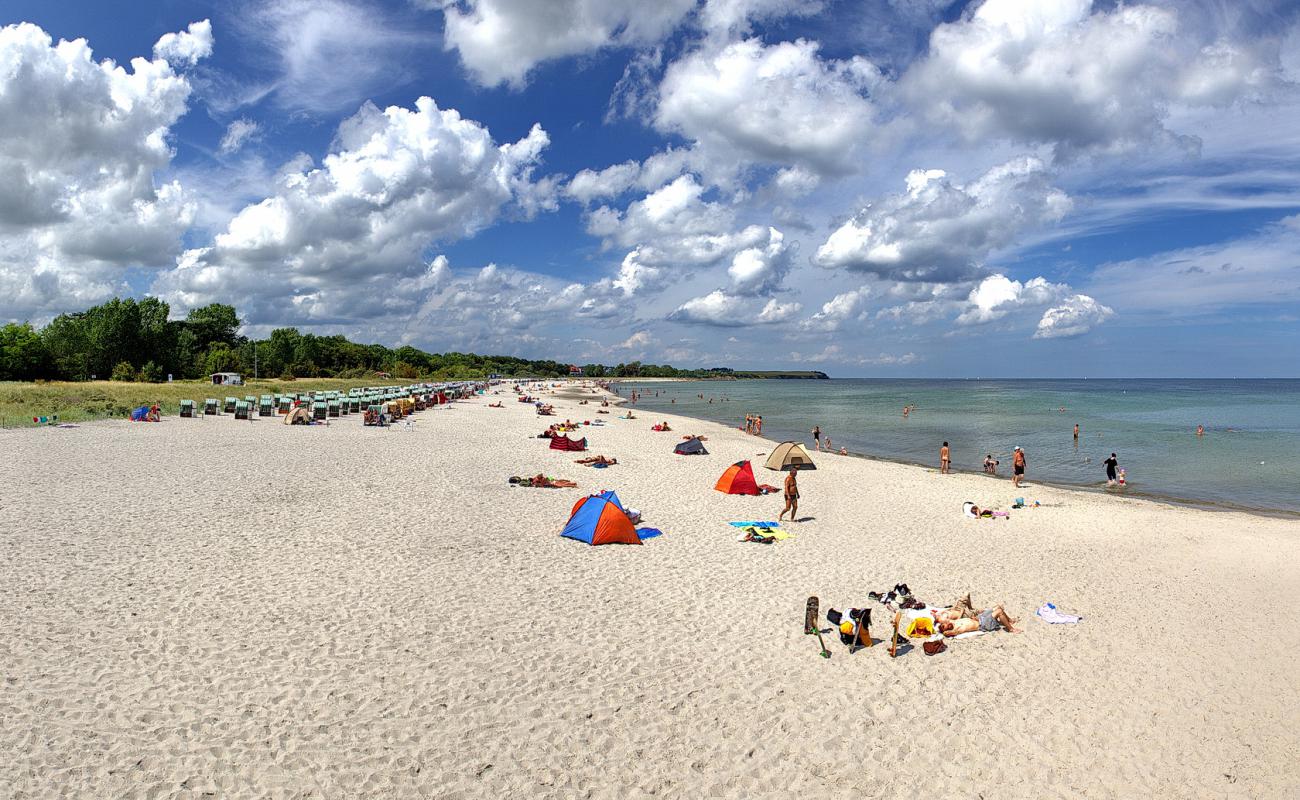 Photo de Plage de Boltenhagen avec sable lumineux de surface