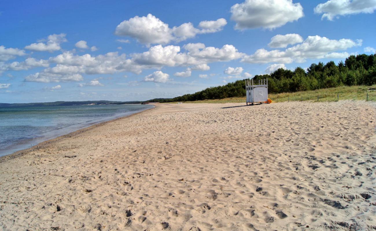 Photo de Strandpanorama Prora avec sable gris de surface