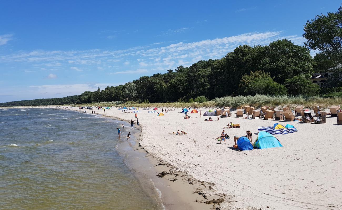 Photo de Plage de Lubmin avec sable lumineux de surface