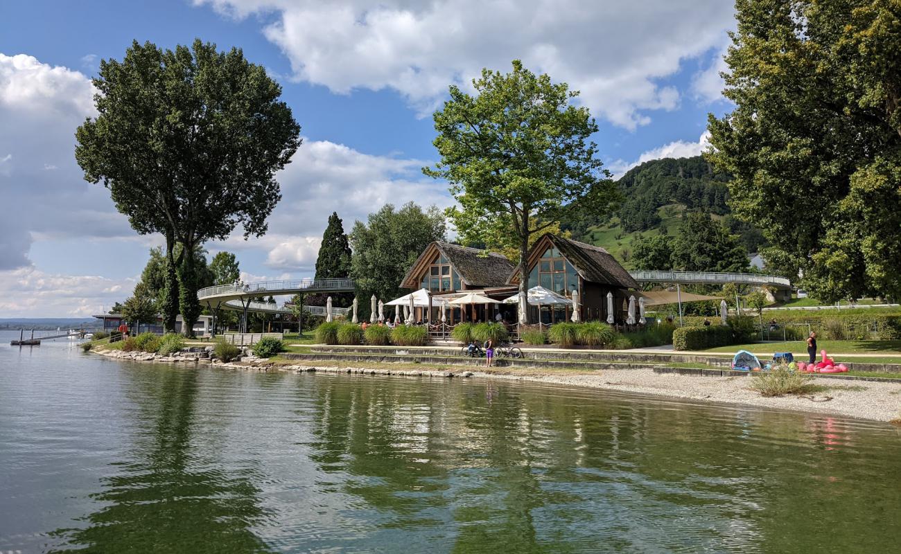 Photo de Naturbadestrand Sipplingen avec galets gris de surface
