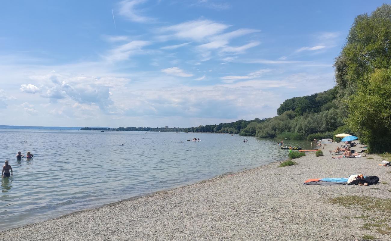 Photo de Freizeitgelande Manzell avec galets gris de surface