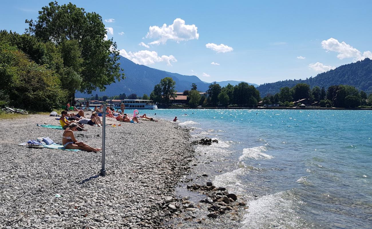 Photo de Strandbad Point avec caillou gris de surface