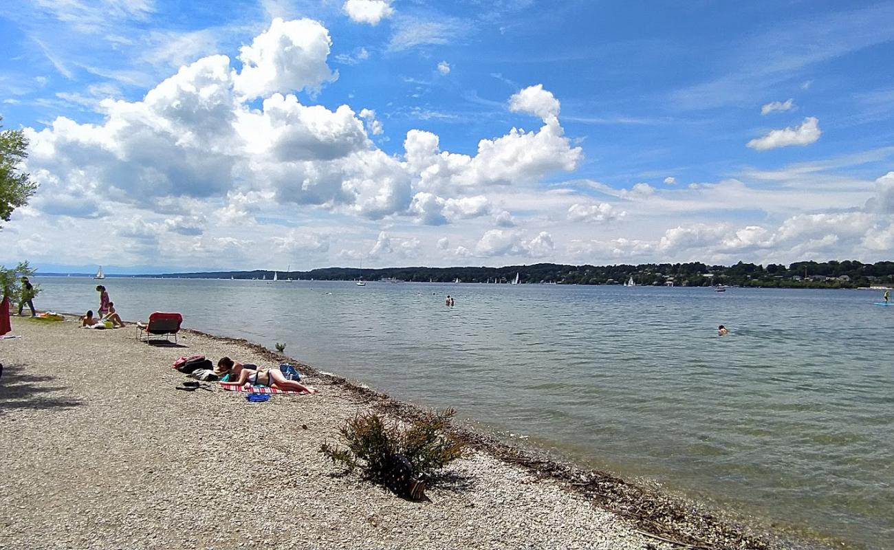 Photo de Starnberger strand avec caillou clair de surface