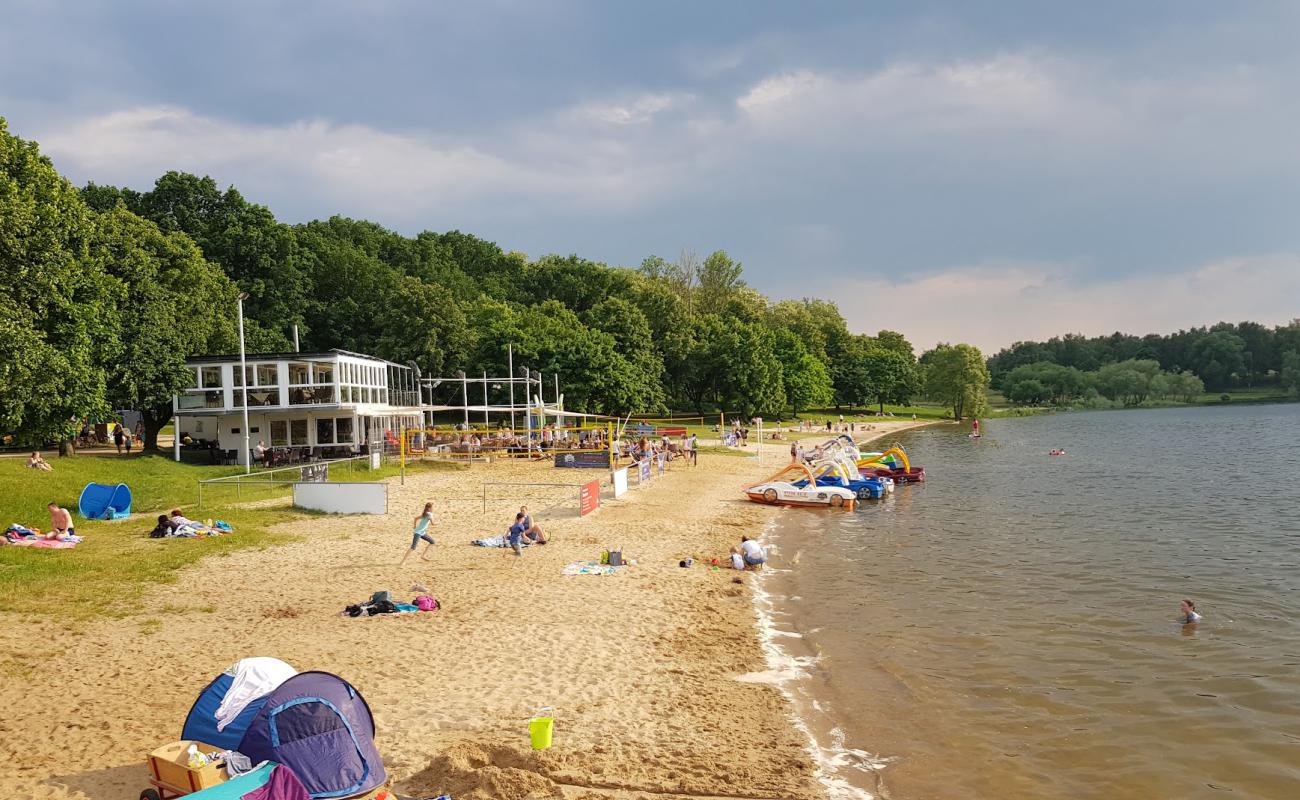 Photo de Talsperre Bautzen Beach avec sable lumineux de surface