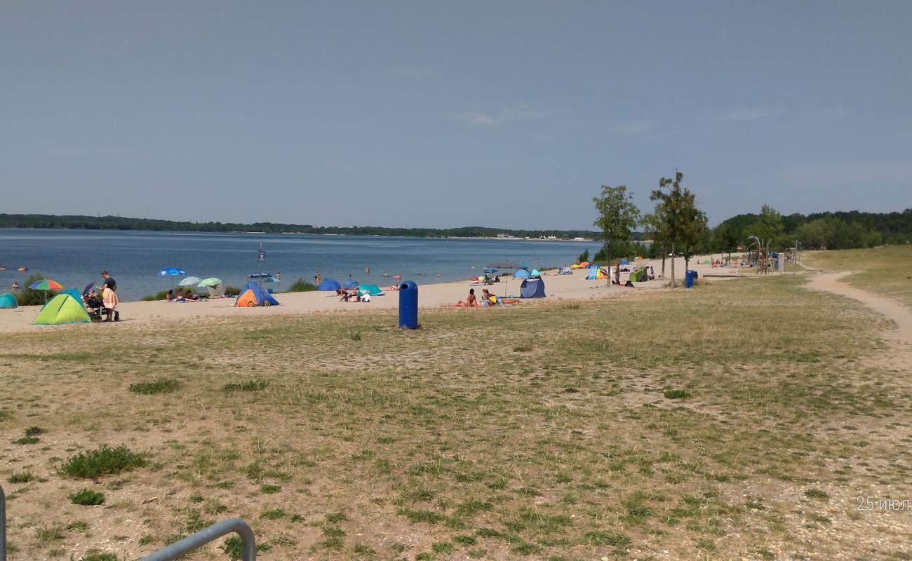 Photo de Strandbad Cospuden avec sable lumineux de surface